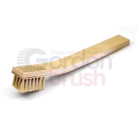 GORDON BRUSH 4 x 7 Row Horsehair and Plywood Handle Heavy Duty Scratch Brush 46HH